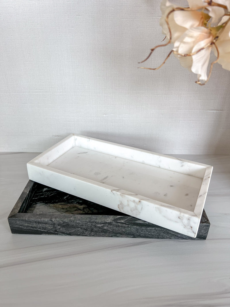 Marble Tray with Edge (2 Colors)