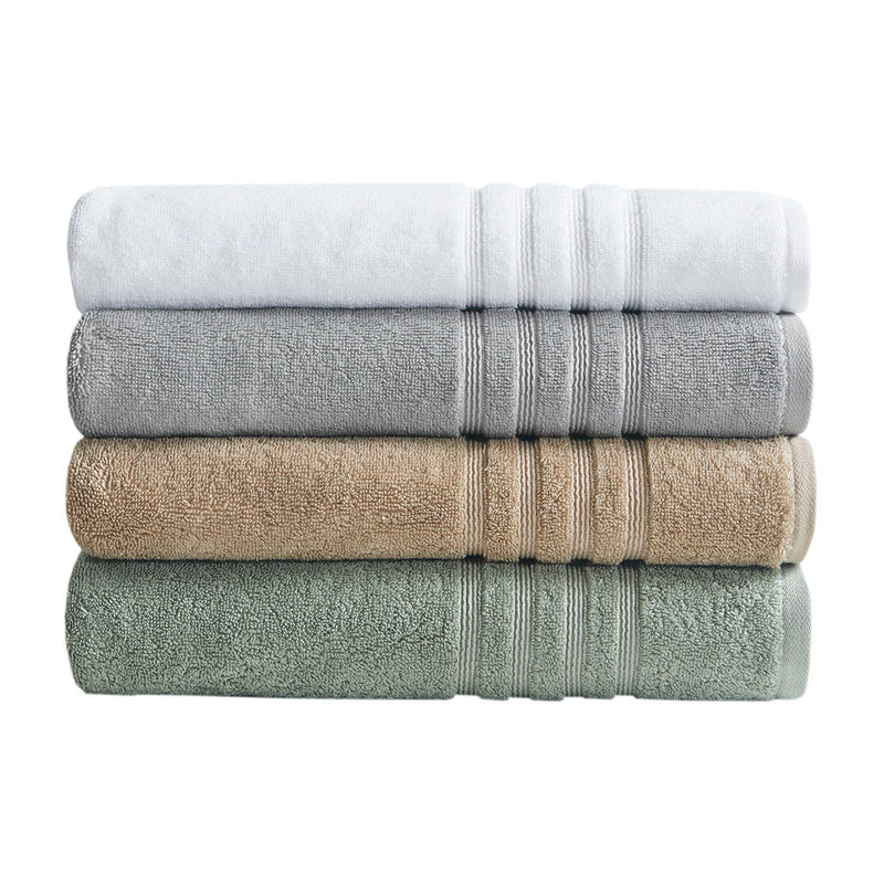 6 Piece Antimicrobial Bath Towel Set (4 Colors)