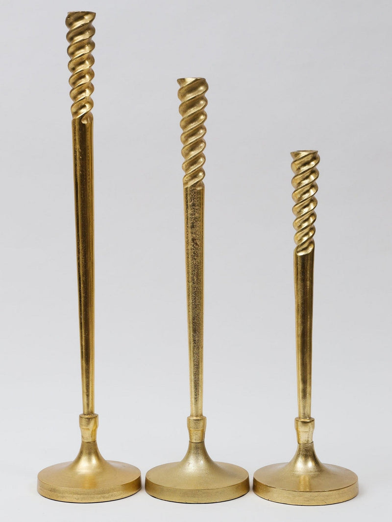 Golden Spiral Geometric Design Candlestick (3 Sizes)