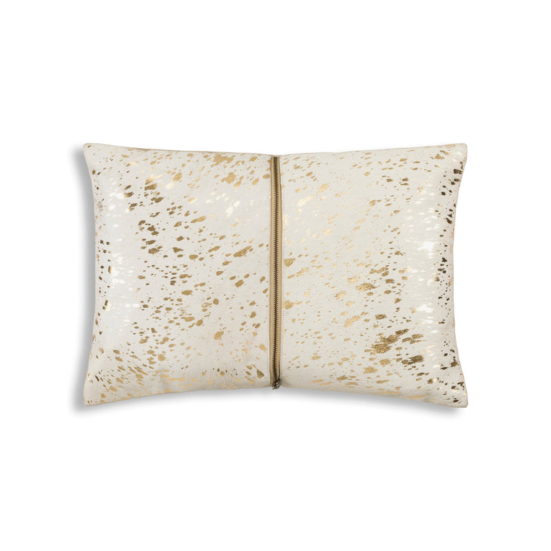 Canaan Gold Hide Lumbar Pillow