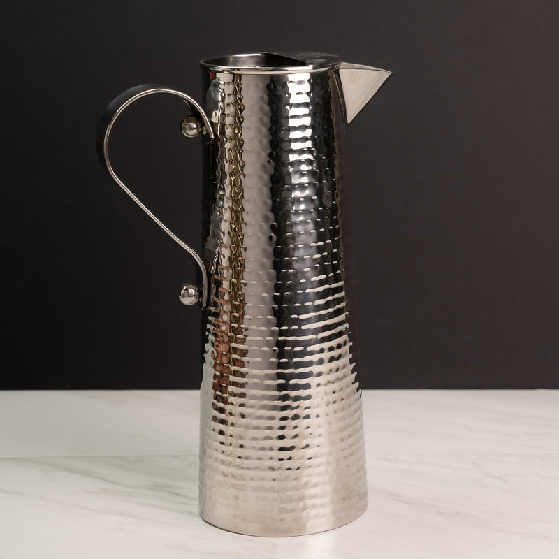 Silver Hammered Pitcher (2 Sizes)