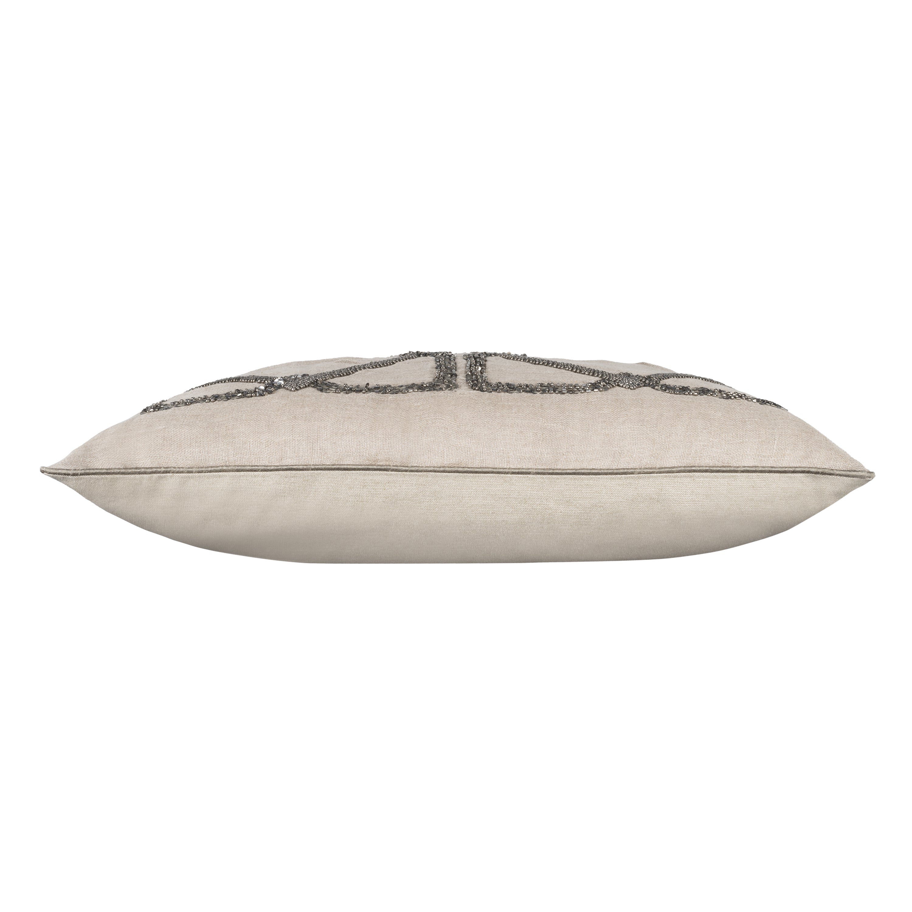 Ory Wheat Linen Lumbar Pillow