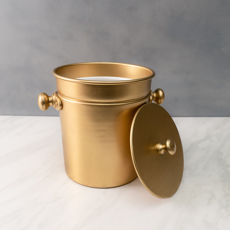 Gold Ice Bucket with Lid