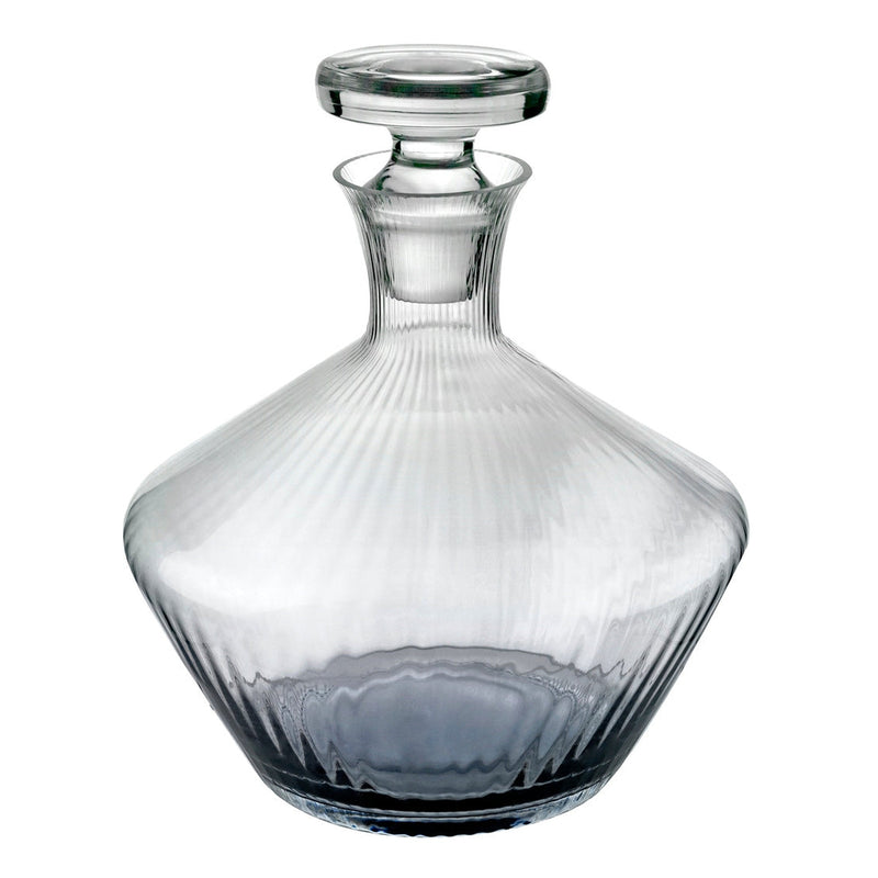 Fluted Glass Decanter