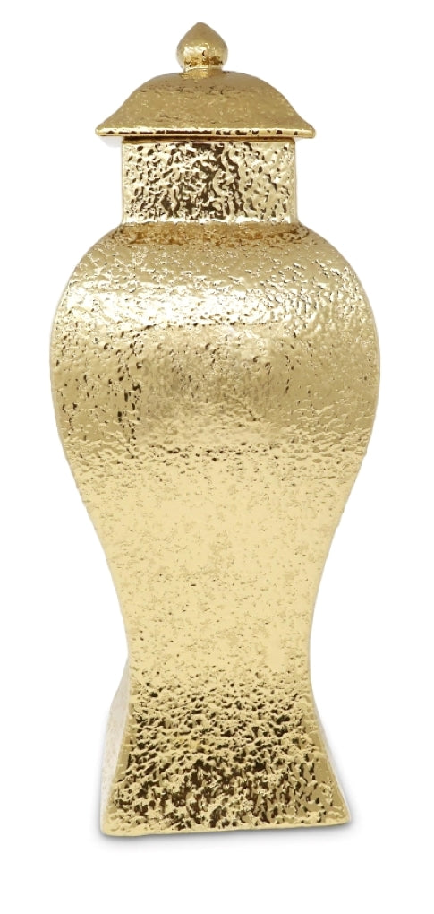 Gold Textured Ginger Jar (2 Sizes)