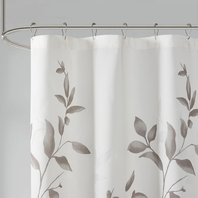 72" Botanical Printed Shower Curtain (2 Colors)