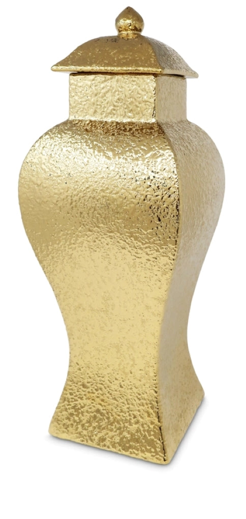 Gold Textured Ginger Jar (2 Sizes)