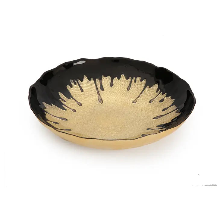 Black Dipped Gold Dinnerware Collection (Sold Separately)