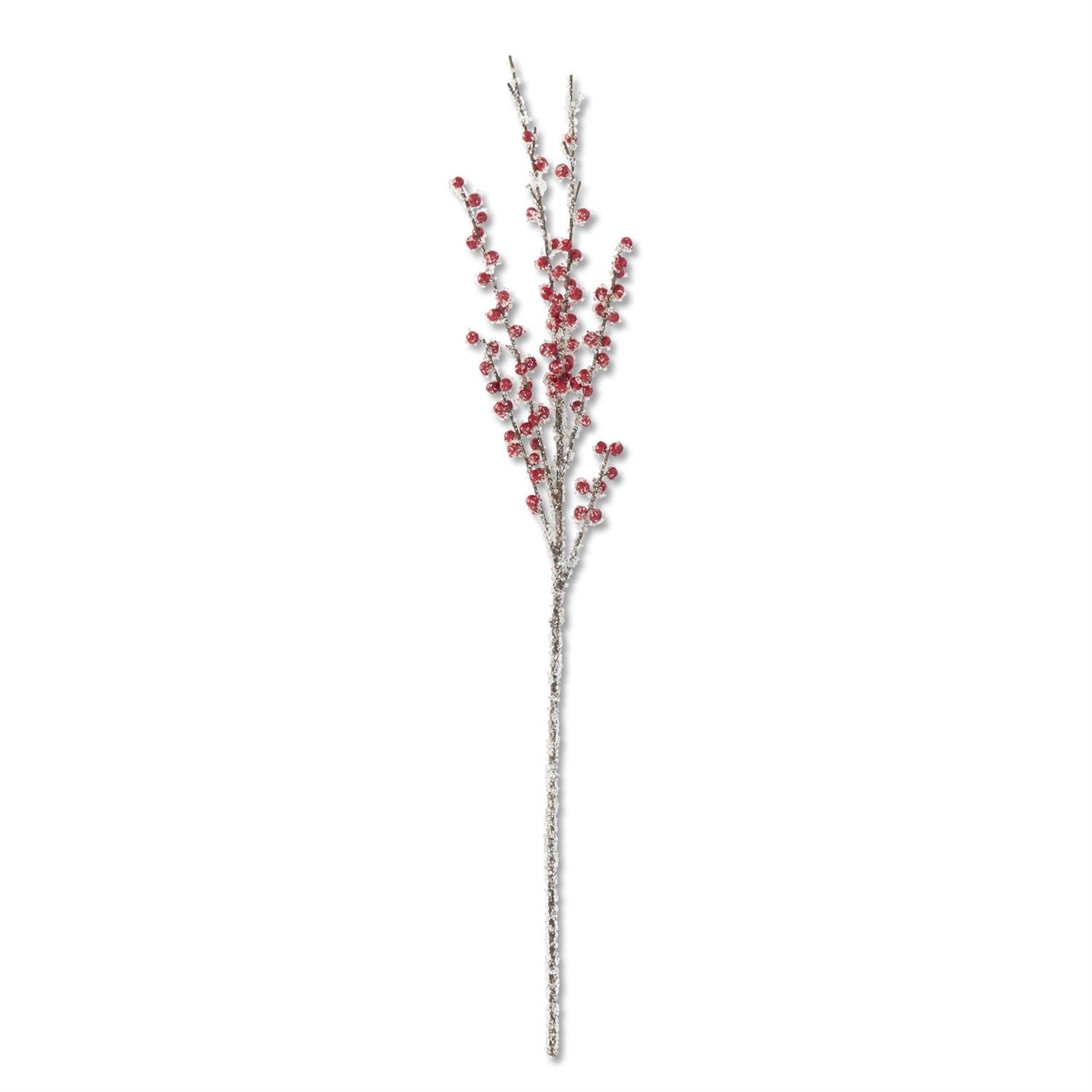 Set of 2 Iced Berry Stems (2 Colors)