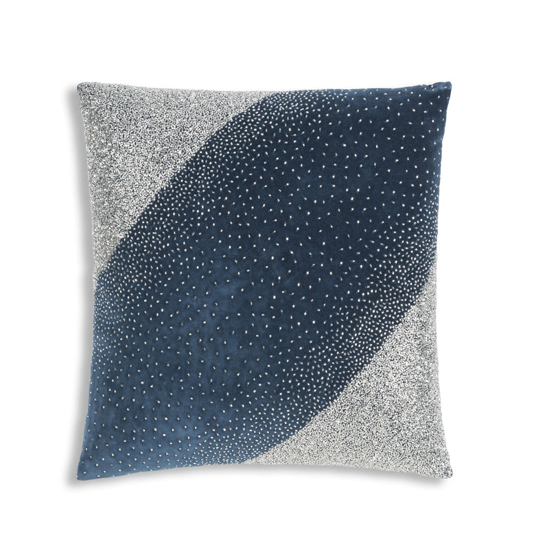 Crystal Navy Lumbar Pillow