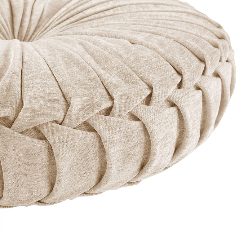 Chenille Round Floor Pillow Cushion (4 Colors)