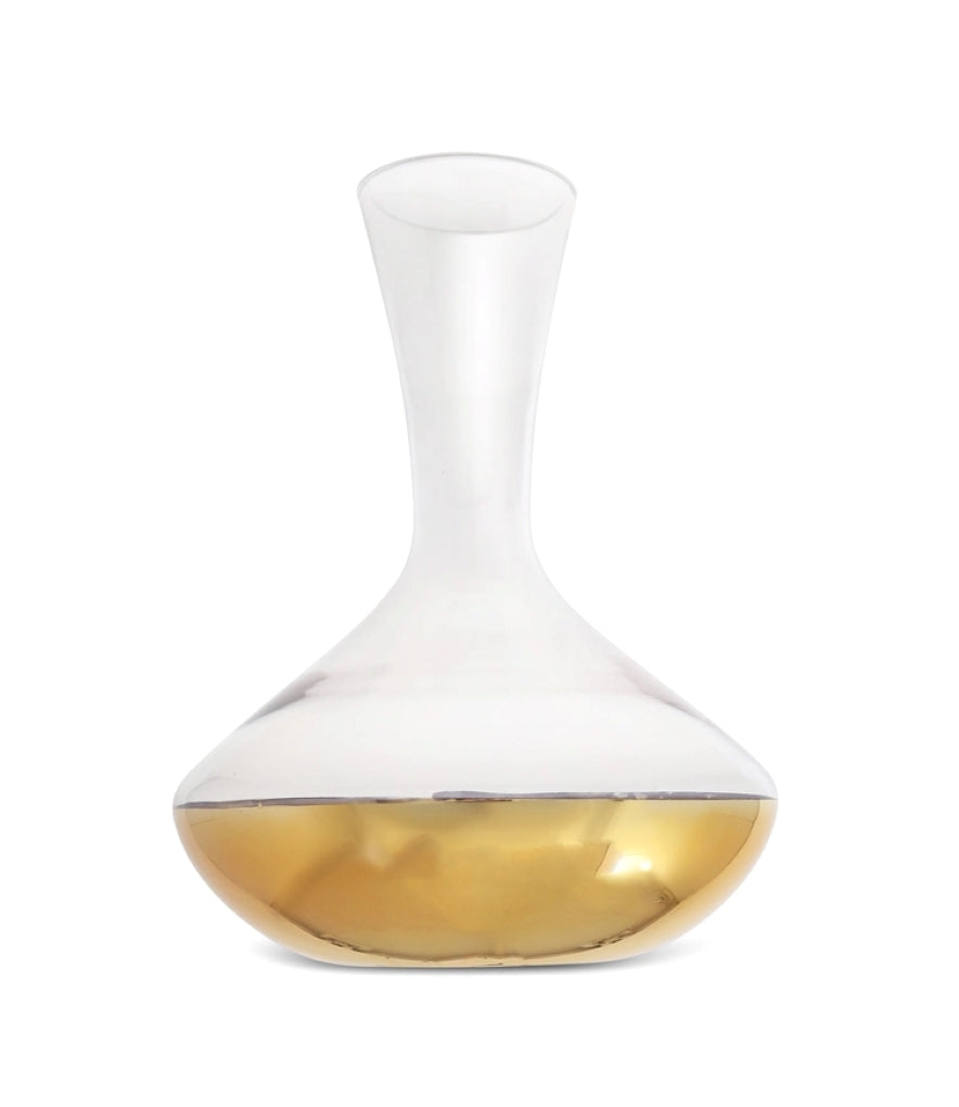 Decanter with Gold Dipped Bottom