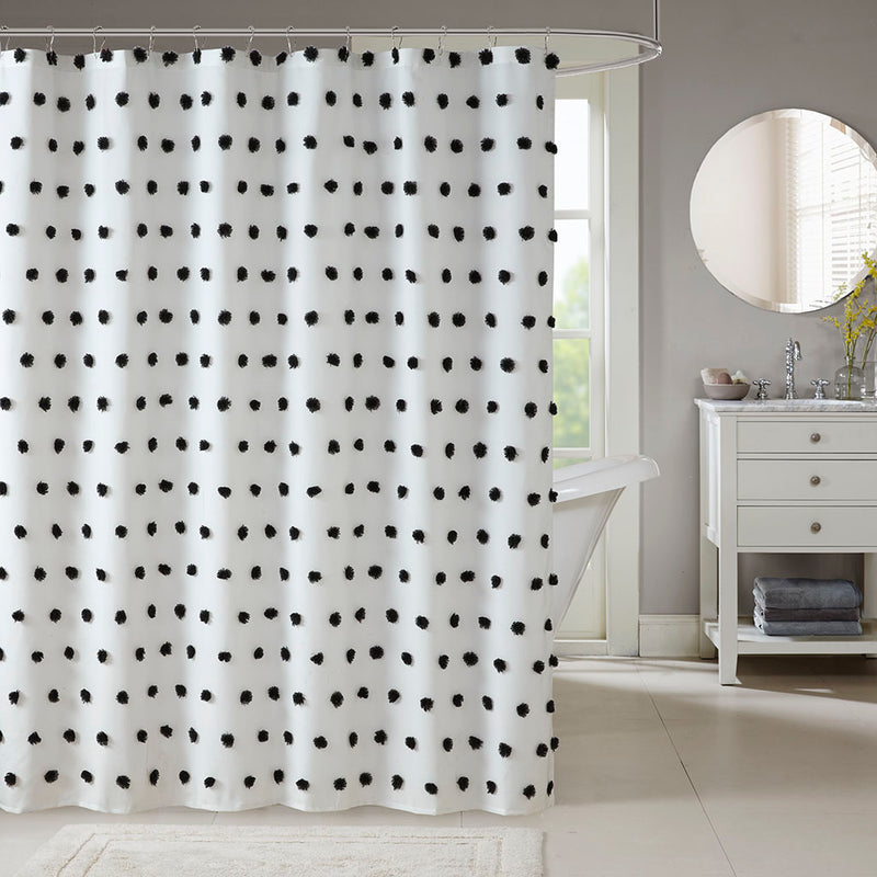 72" Tufted Shower Curtain (3 Colors)