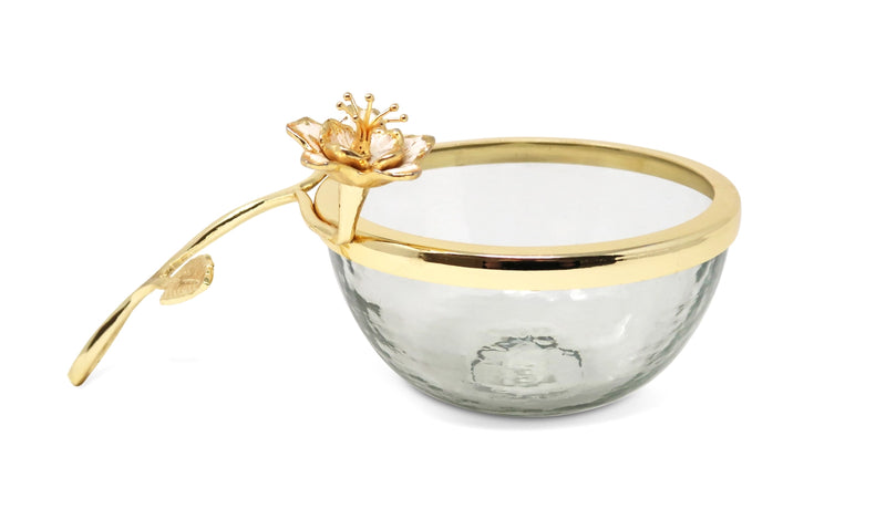 Glass Dish from The Celine Flower Collection