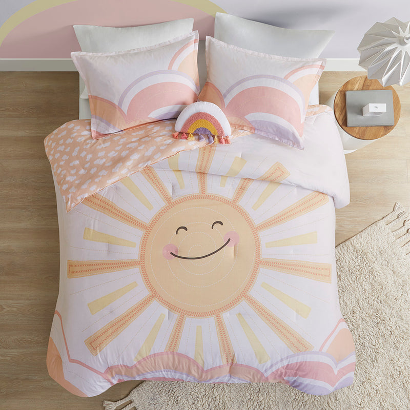 Kids Sunshine Printed Reversible Comforter Set (2 Sizes)