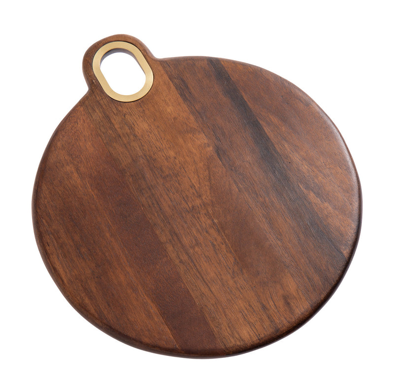 Wood Cutting Board with Gold Detail (2 Styles)