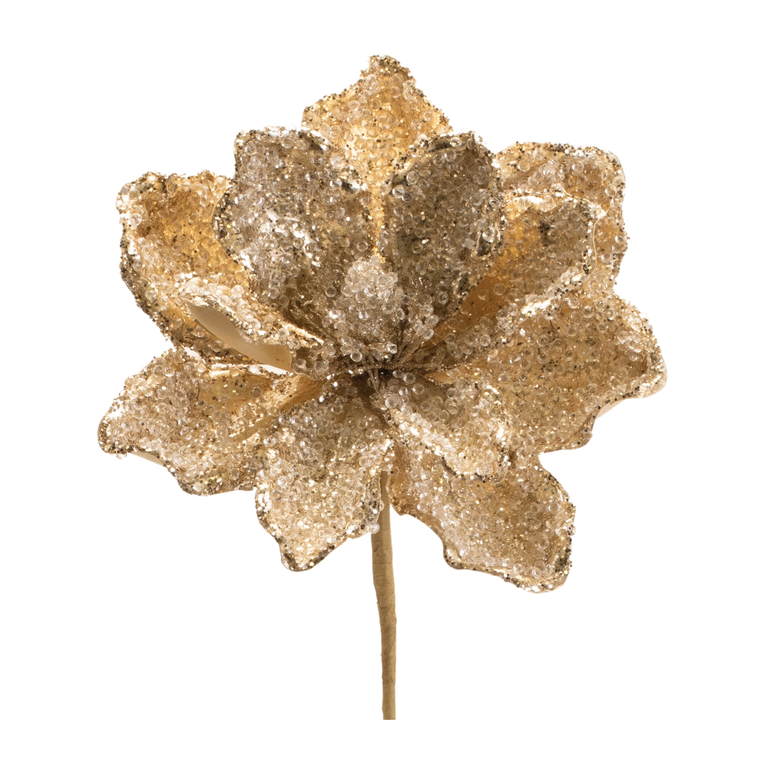 21.5" Gold Magnolia Stem - Set of 2