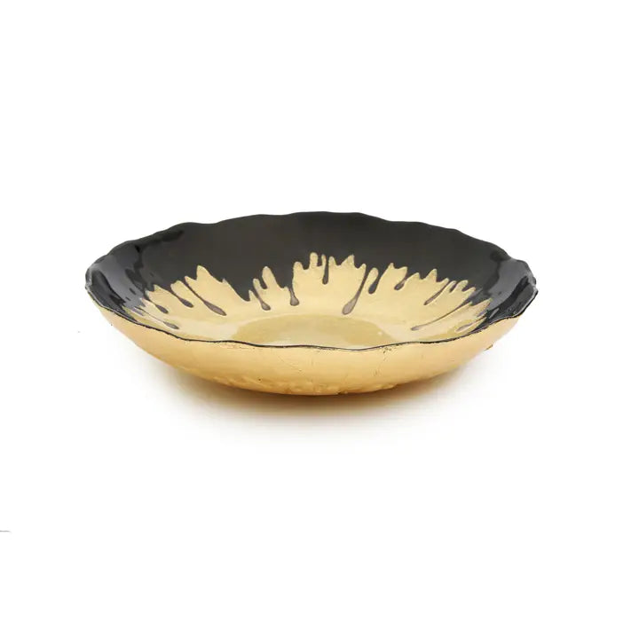 Black Dipped Gold Dinnerware Collection (Sold Separately)