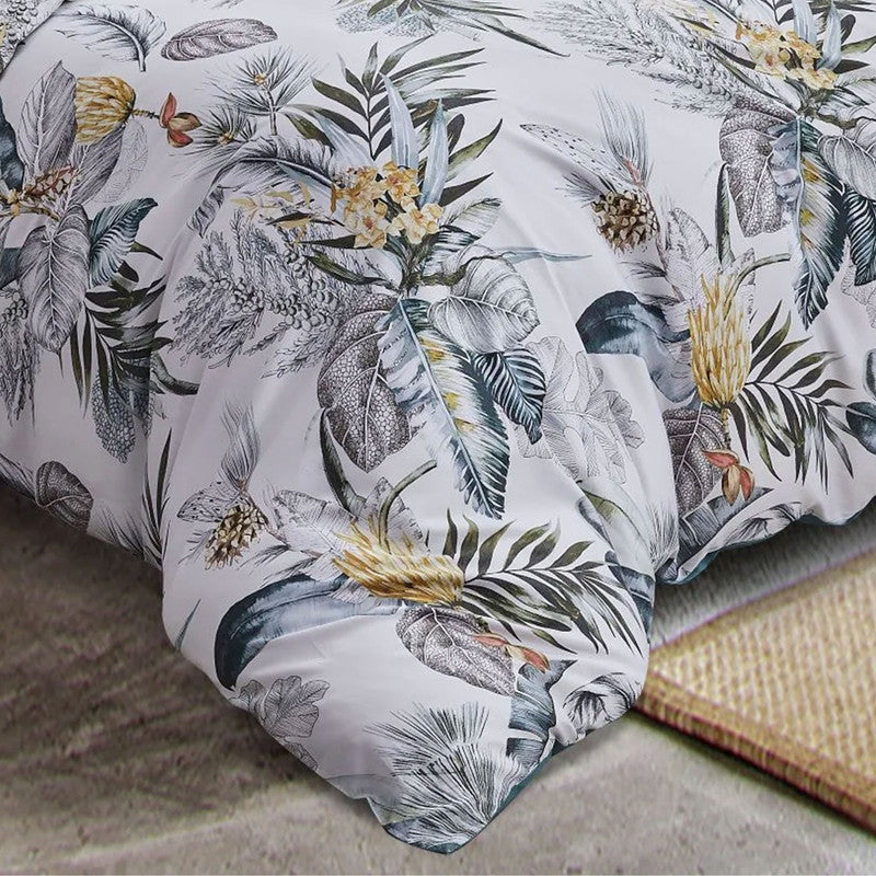 Ari Grey Tropical Duvet