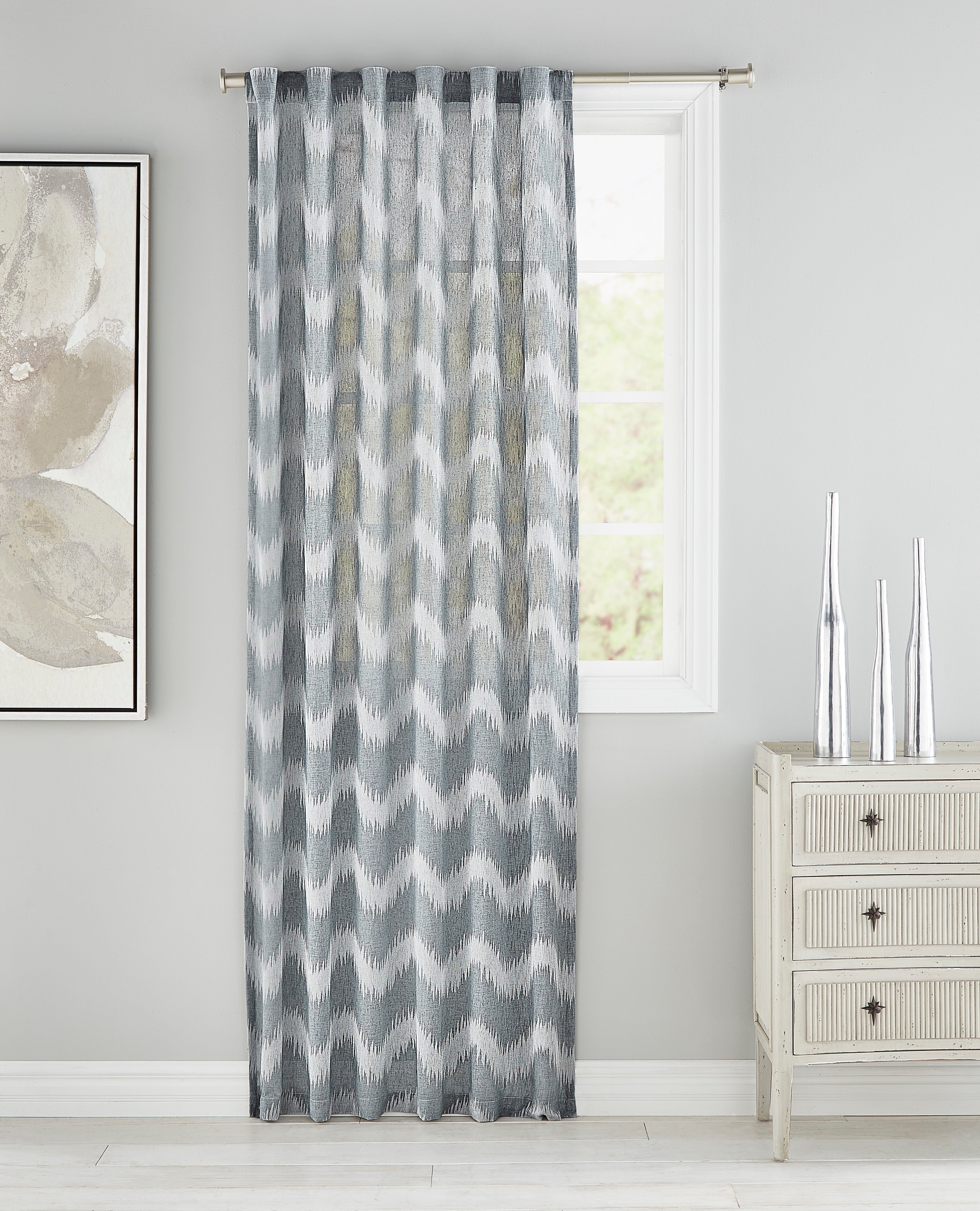 Aspen Blue Chevron Panel