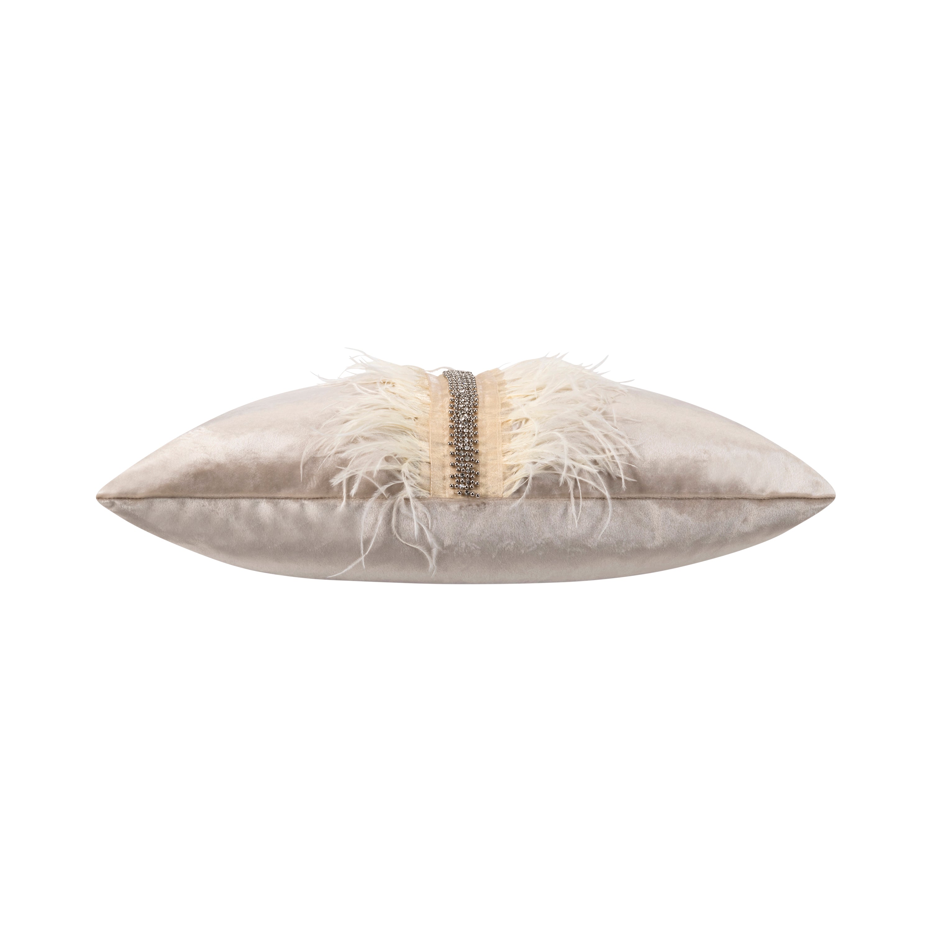 Ava Beige Velvet Pillow