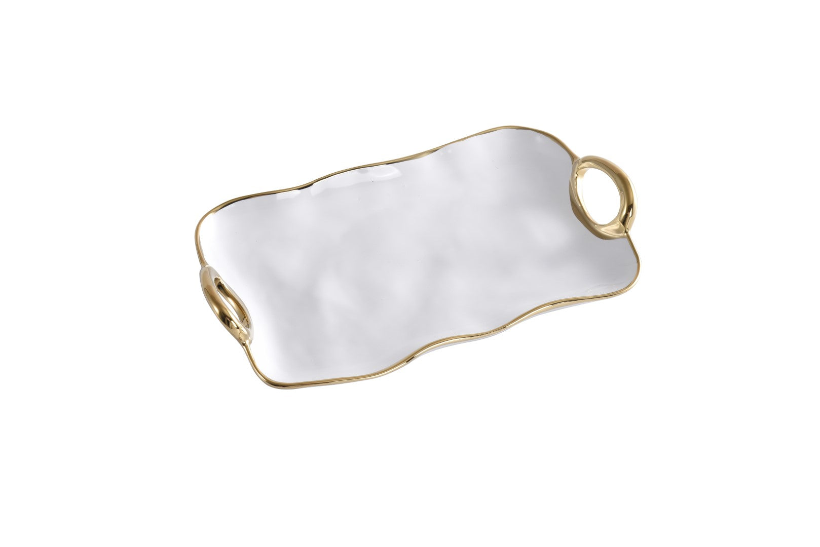 Golden Handles Small Platter