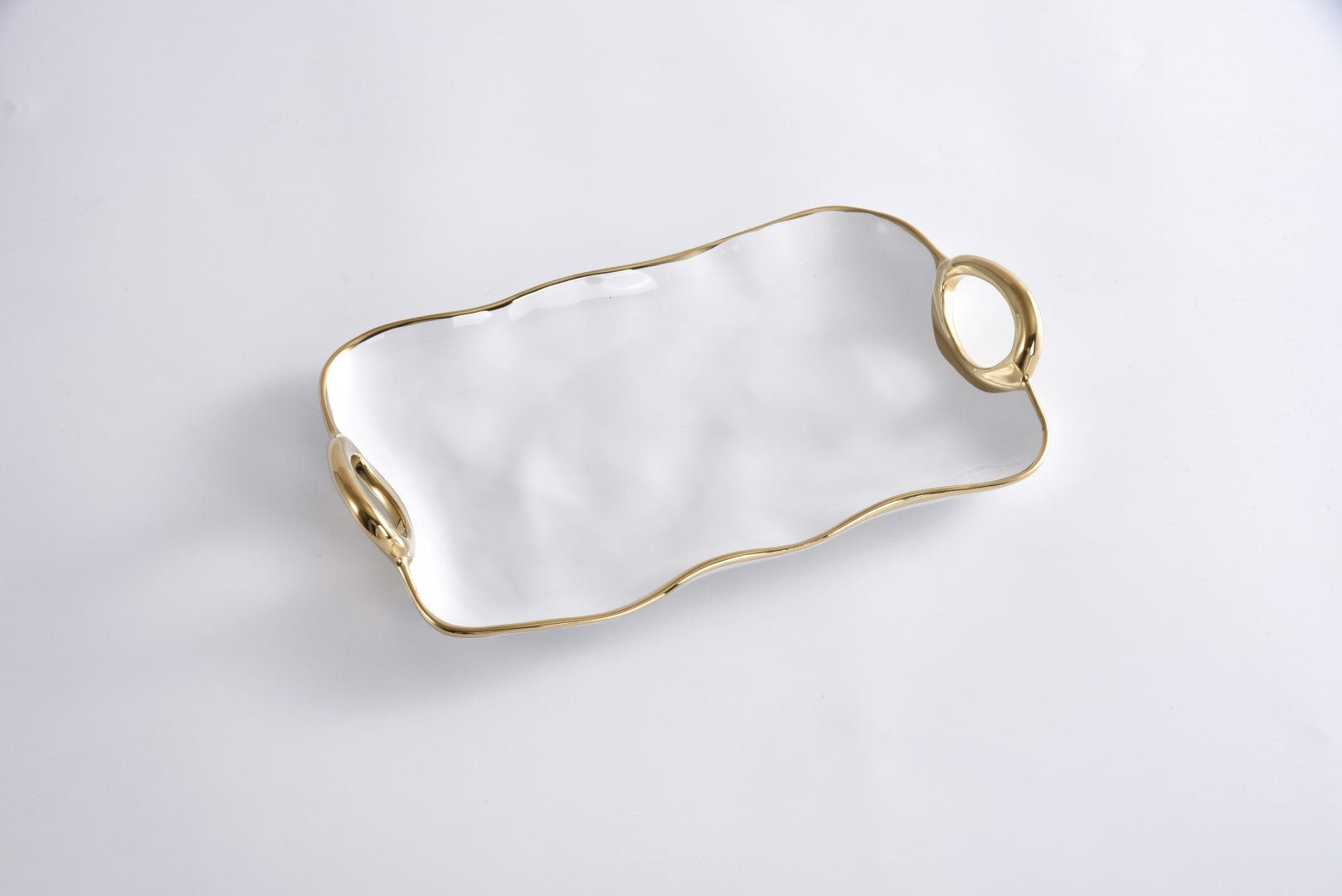 Golden Handles Small Platter