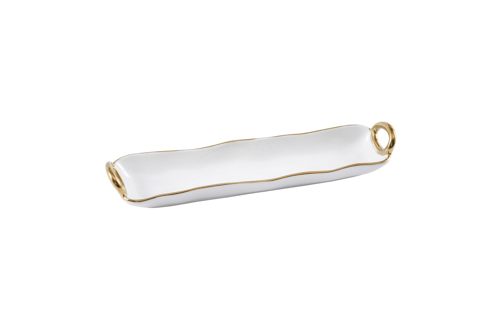 Golden Handles Cracker Tray