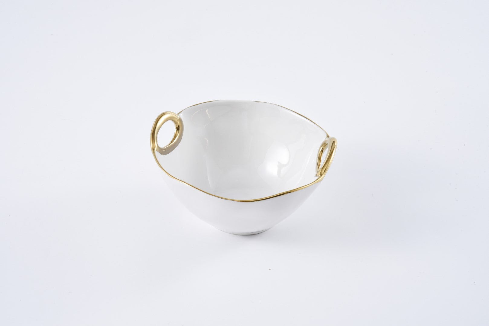 Golden Handles Medium Bowl