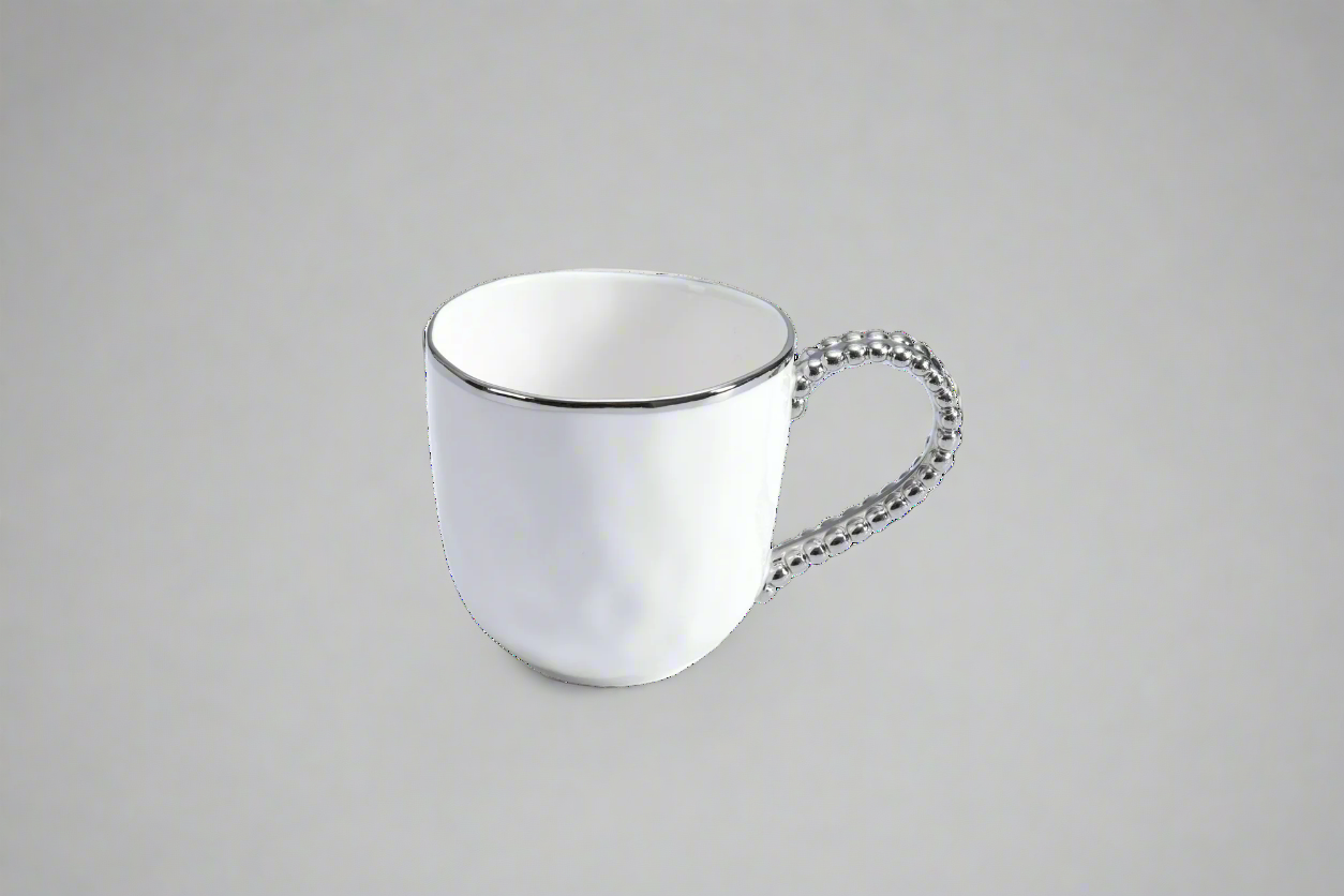 Salerno Silver Coffee Mug