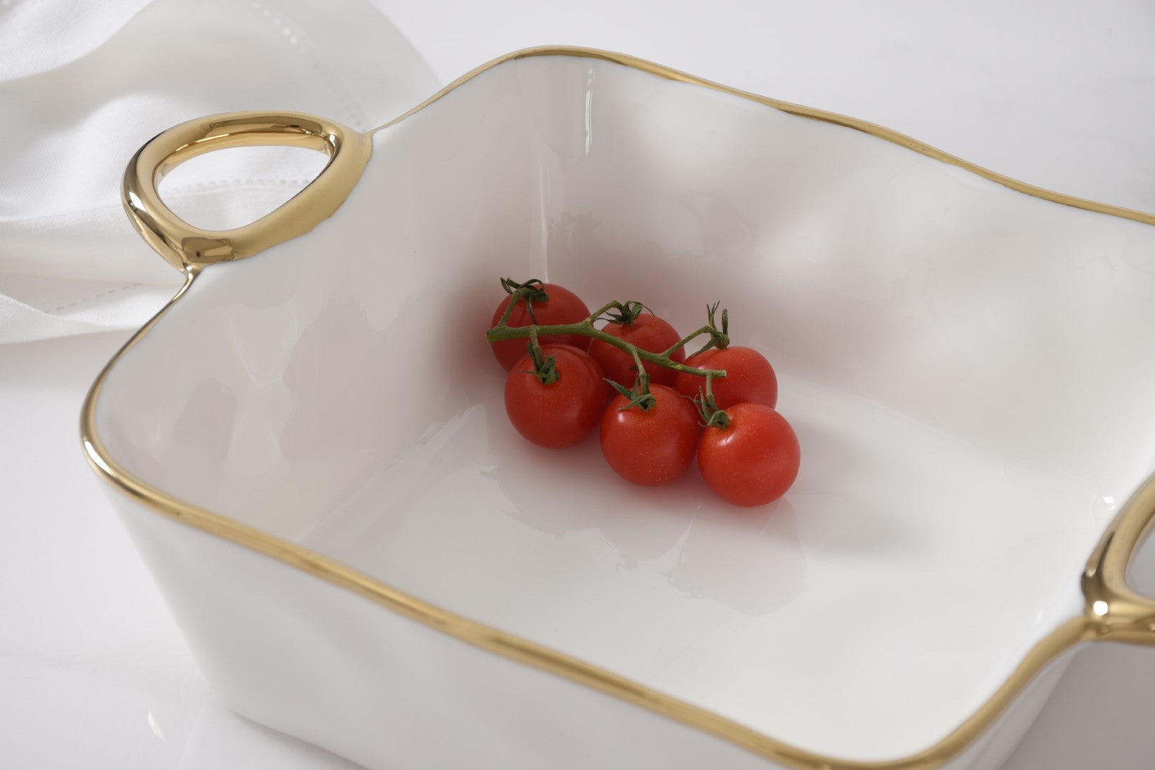 Golden Handles Square Baking Dish