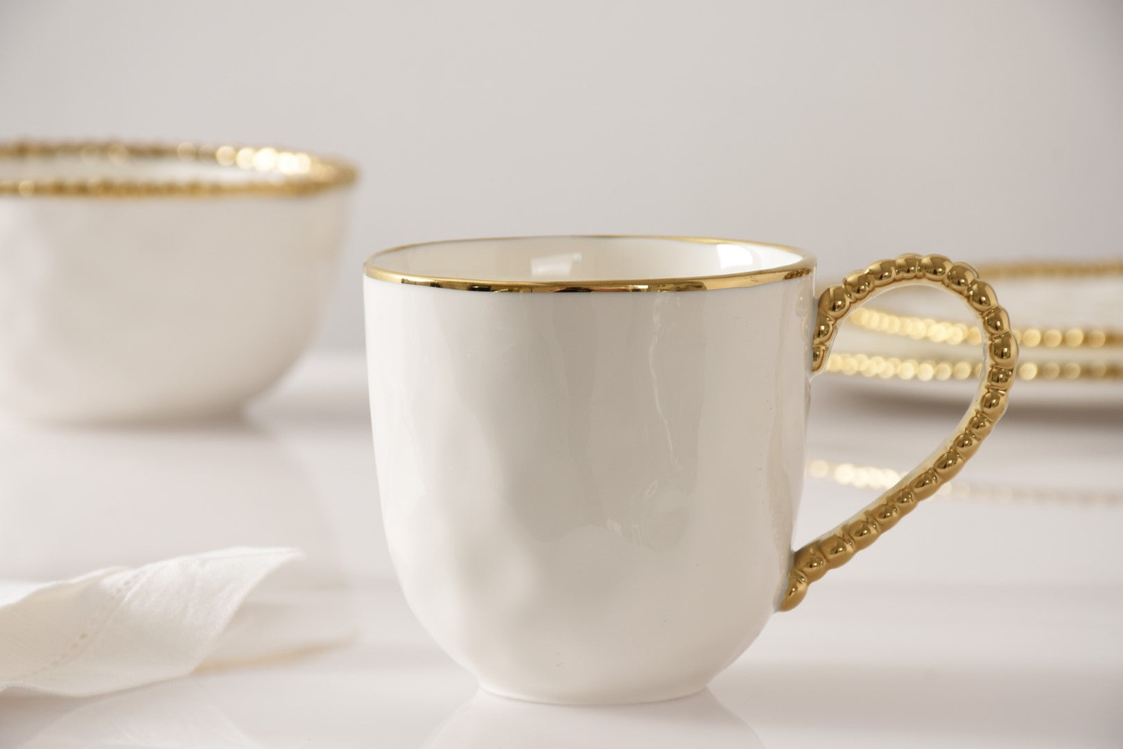 Gold Salerno Coffee Mug