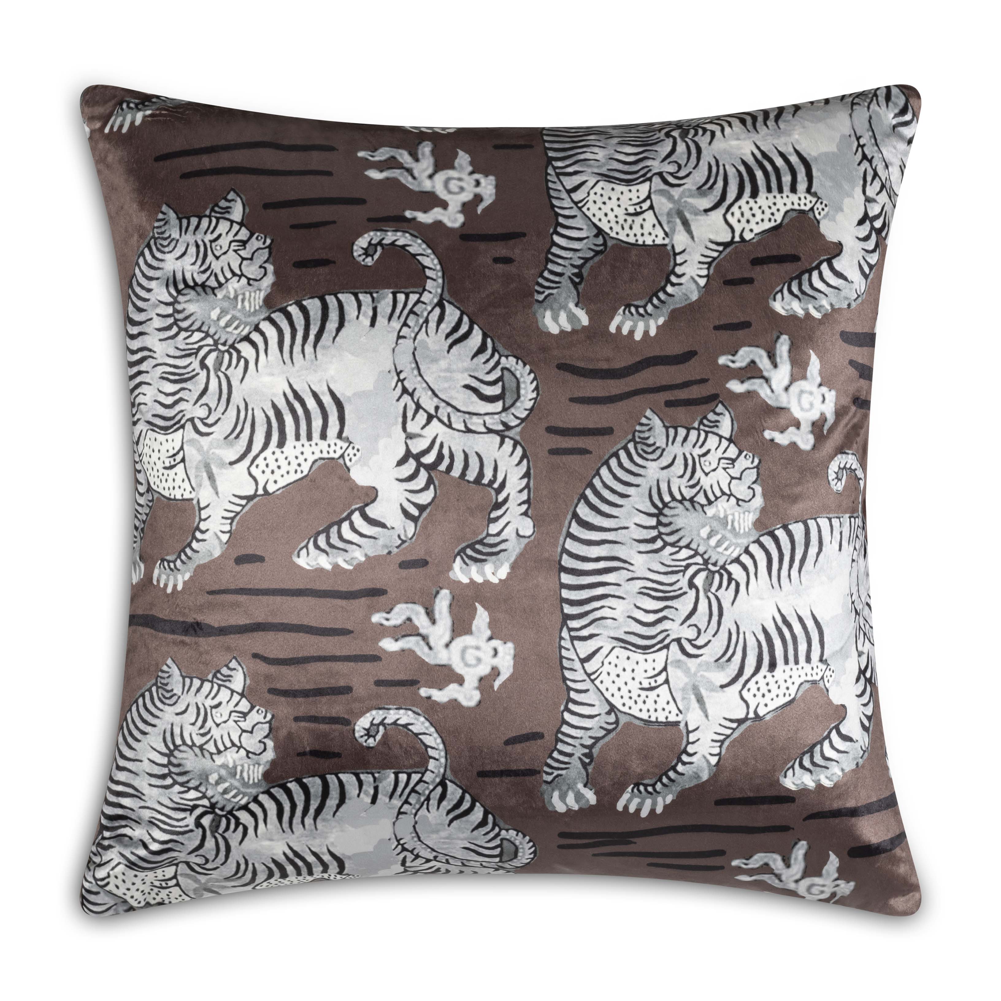 Castle Hill Bali Brown Tiger Pillow