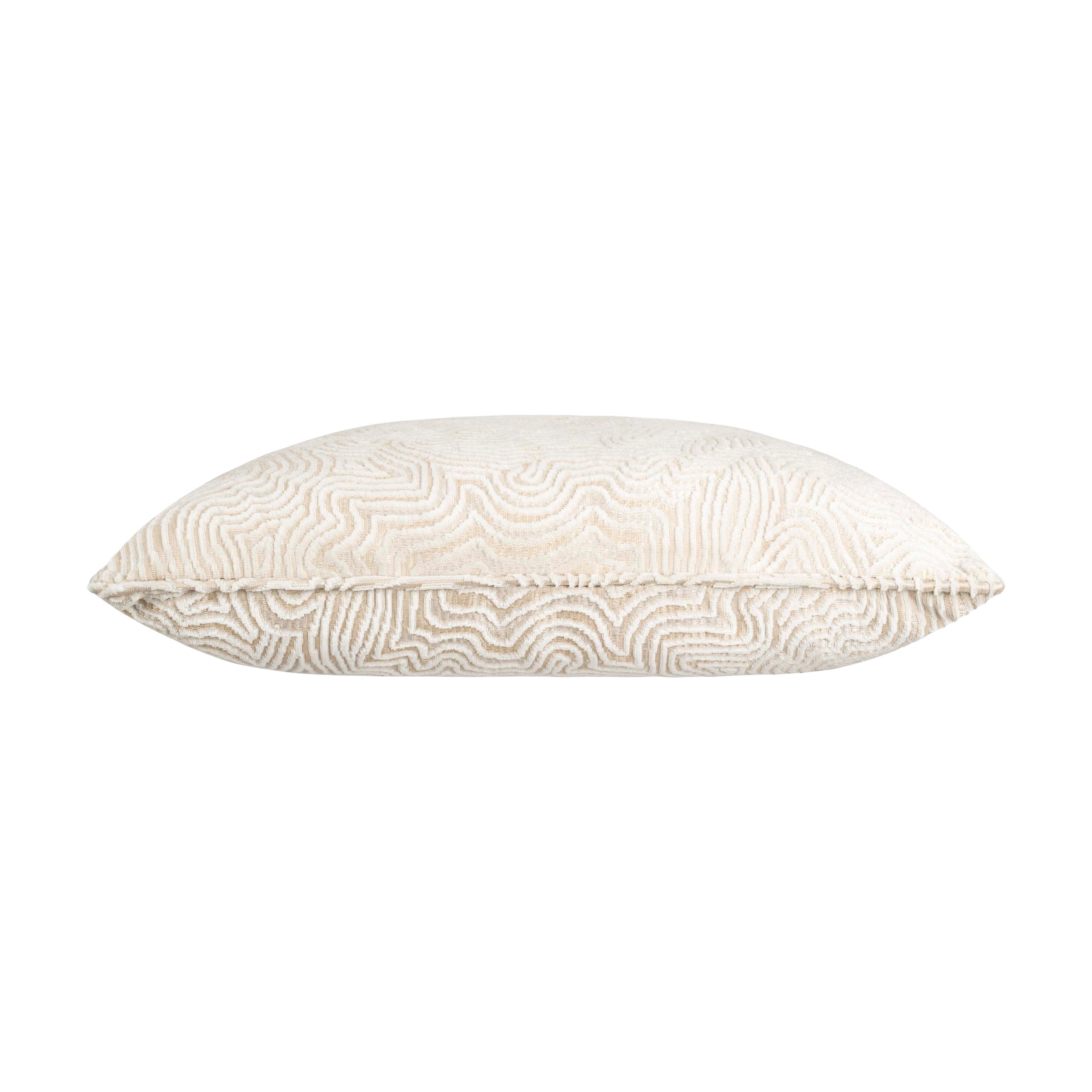 Castle Hill Wave Ivory Pillow