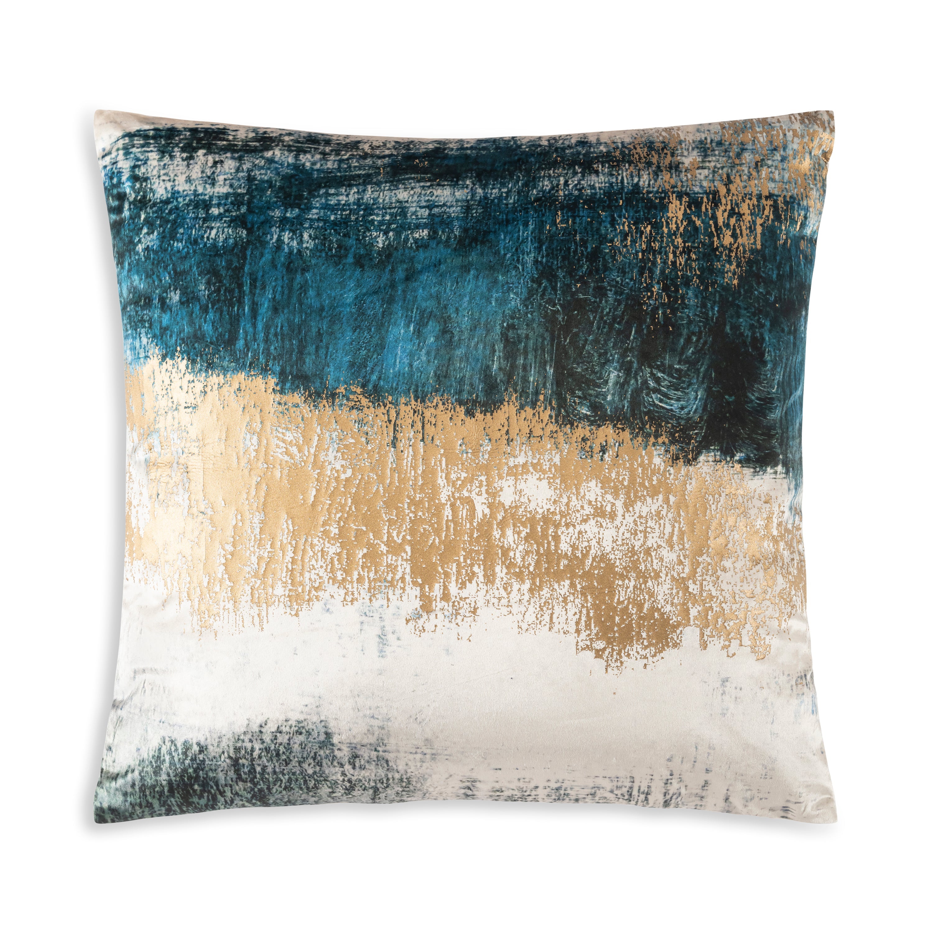 Cortana Ivory Blue Pillow