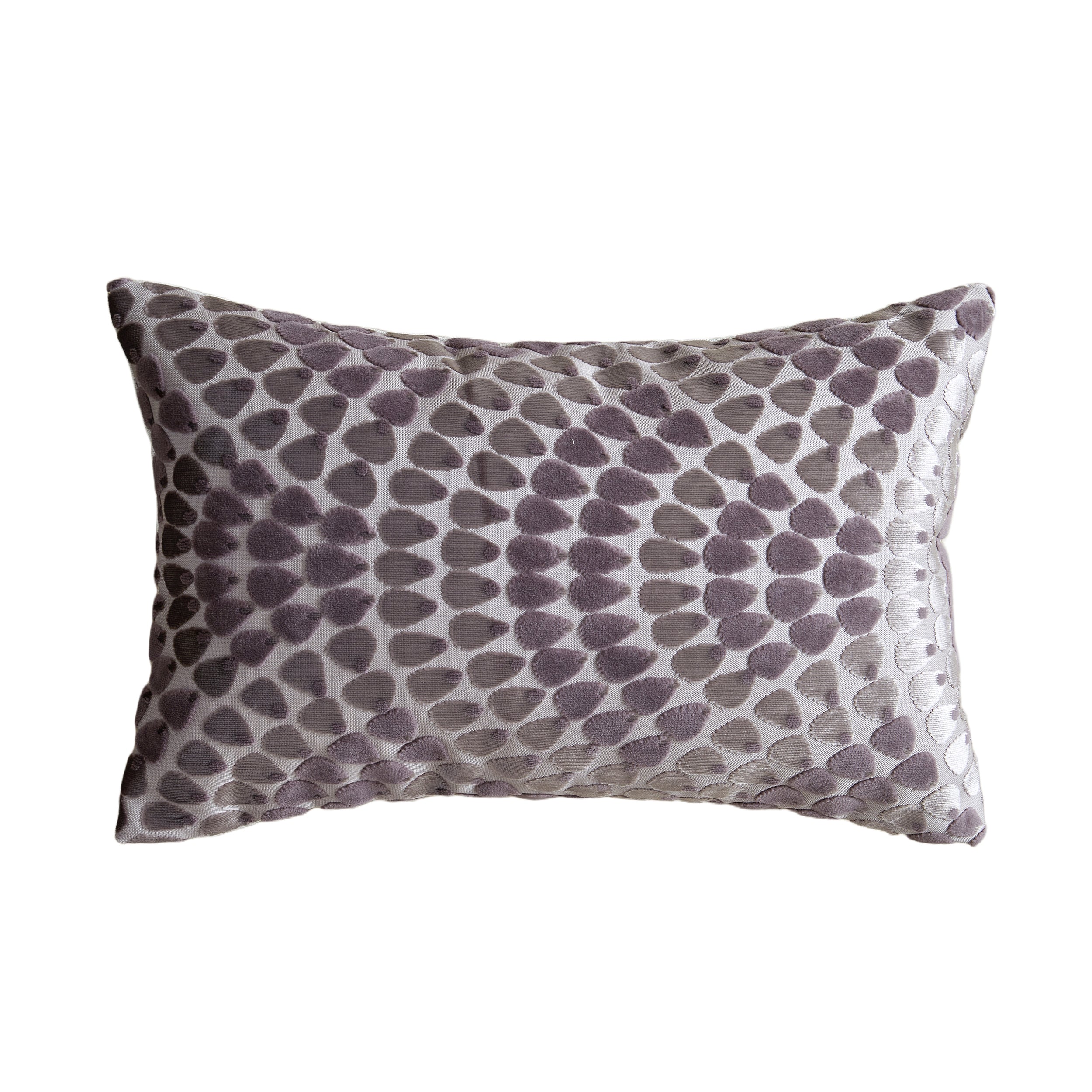 Purple Peacock Tail Pillow