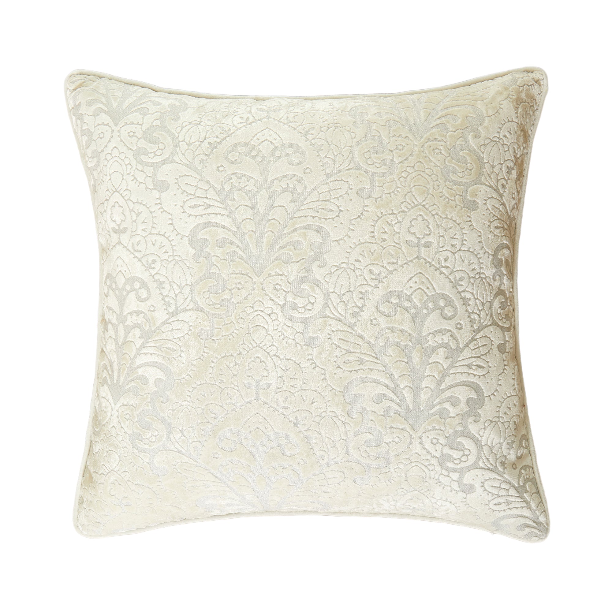 White Ikat Pillow