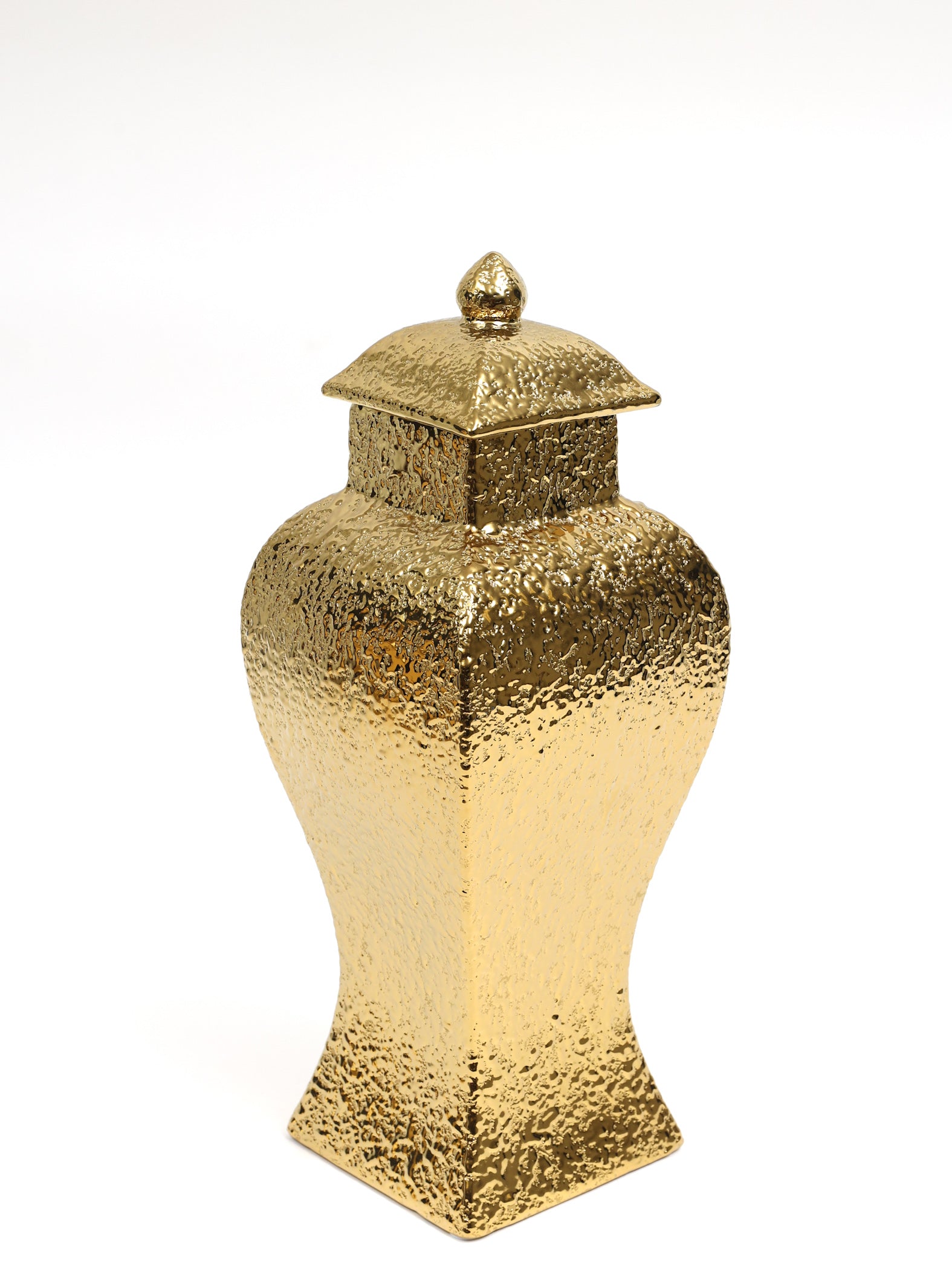 Gold Textured Ginger Jar (2 Sizes)