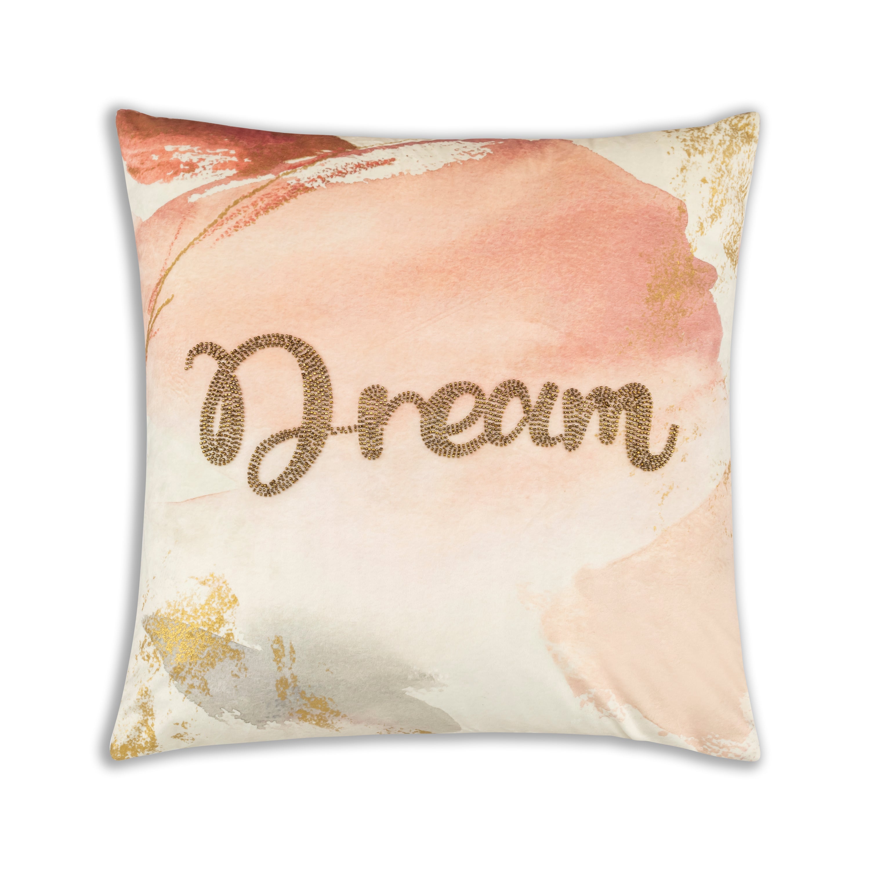 Dream Pink Velvet Pillow