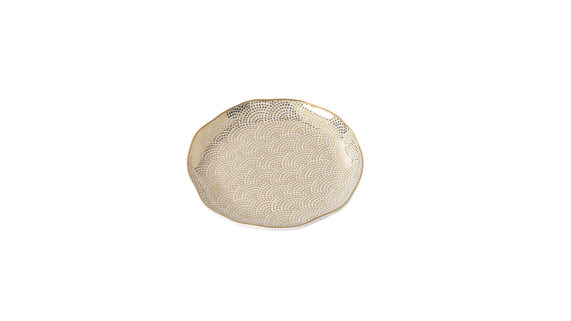 Sensu Gold Round Appetizer/Dessert Plate