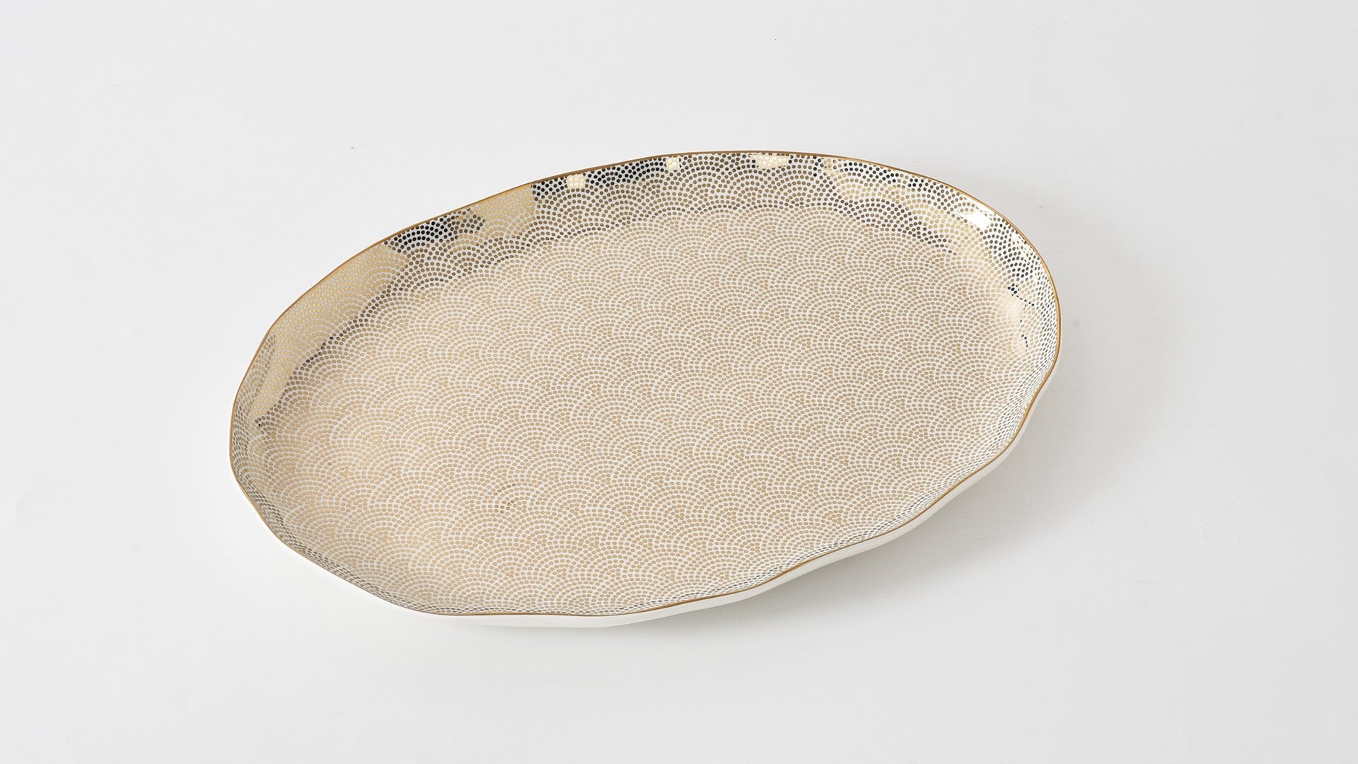 Sensu Gold Large Oval Platter