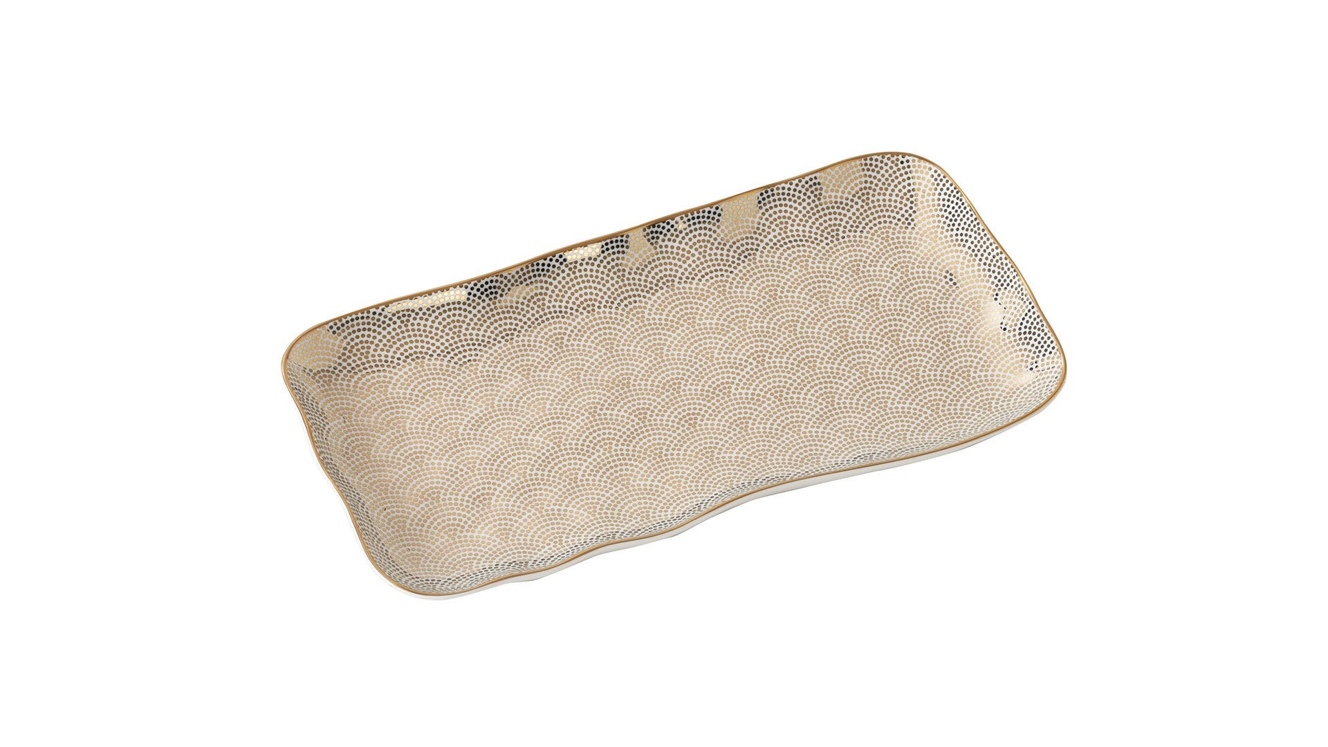 Sensu Gold Rectangular Tray