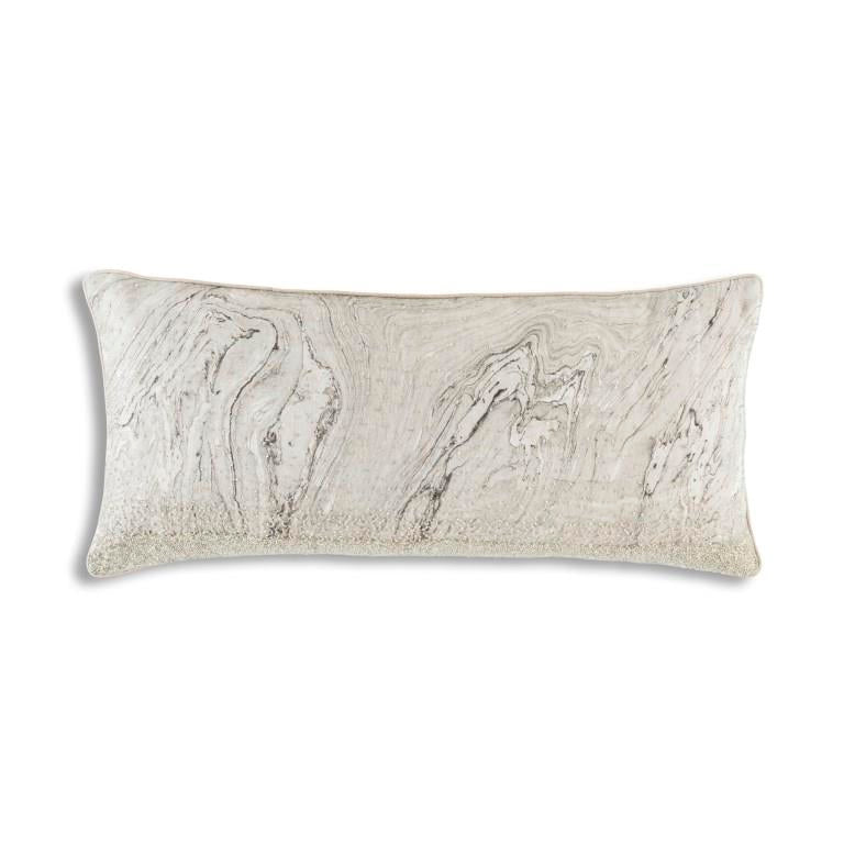 Granite Gray Long Lumbar Pillow