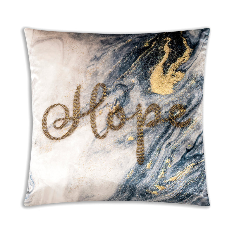 Hope Multi Color Print Pillow