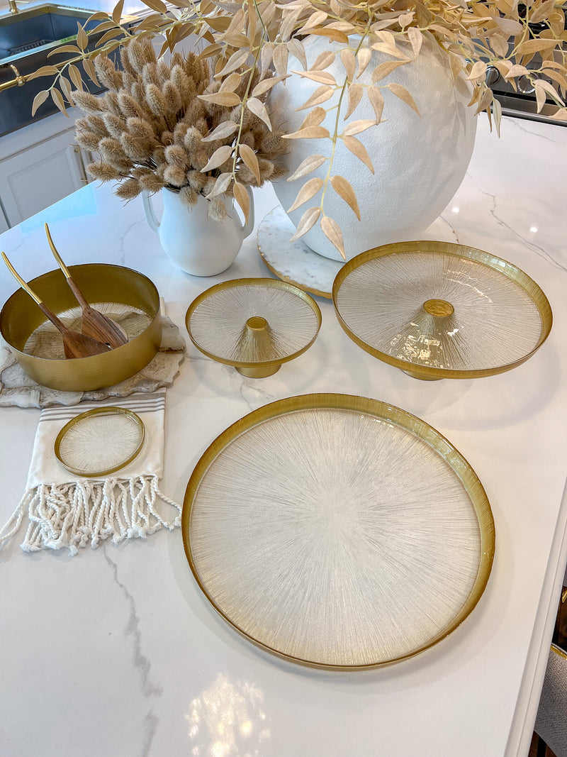 Crystal Glass Gold Collection (7 Styles)
