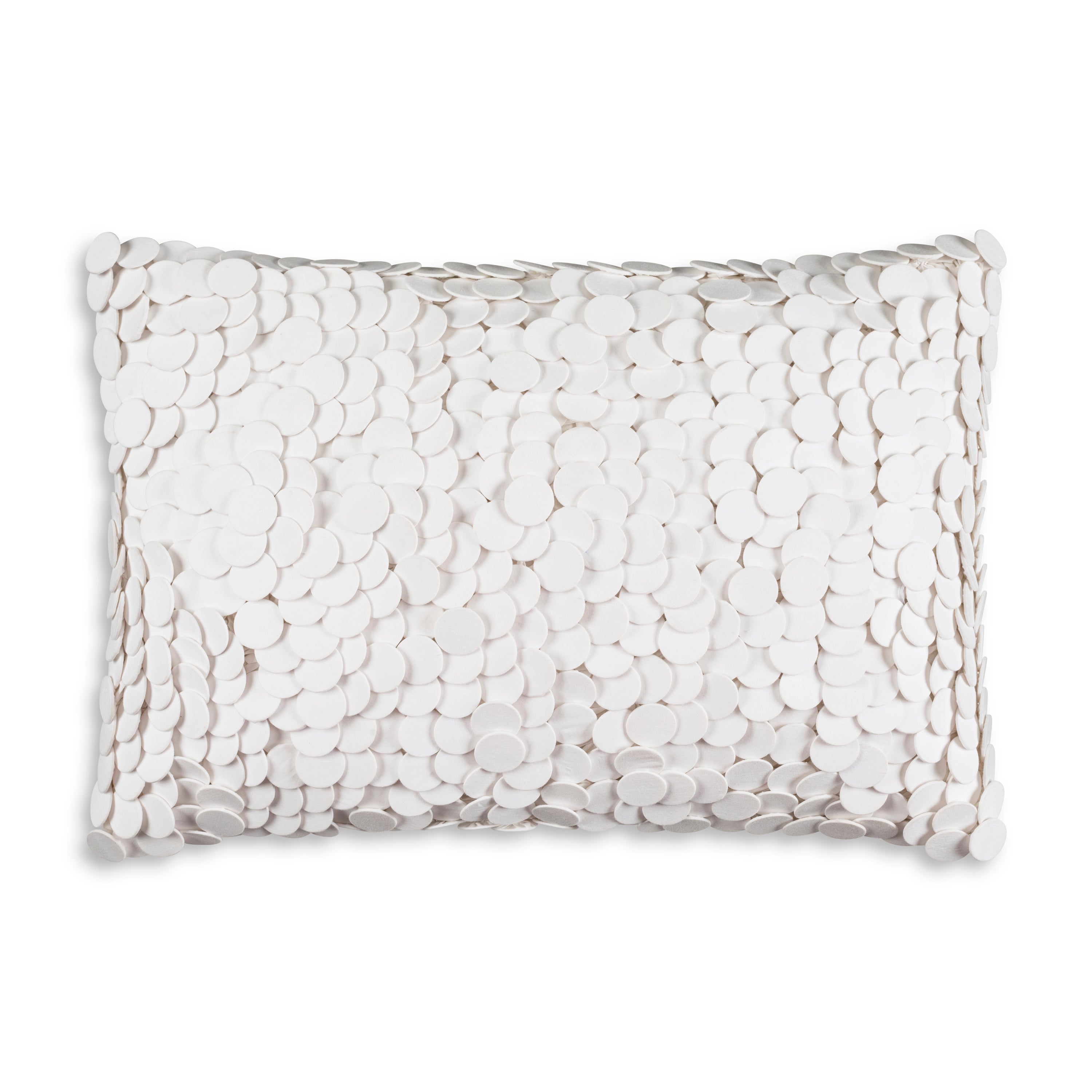 Islay White Disc Pillow