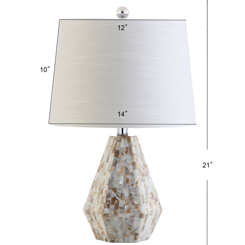 Bella Set of 2 - 21" Seashell LED Table Lamp