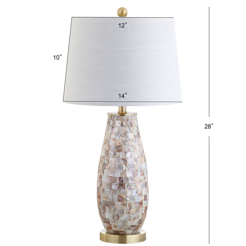 28" Seashell LED Table Lamp