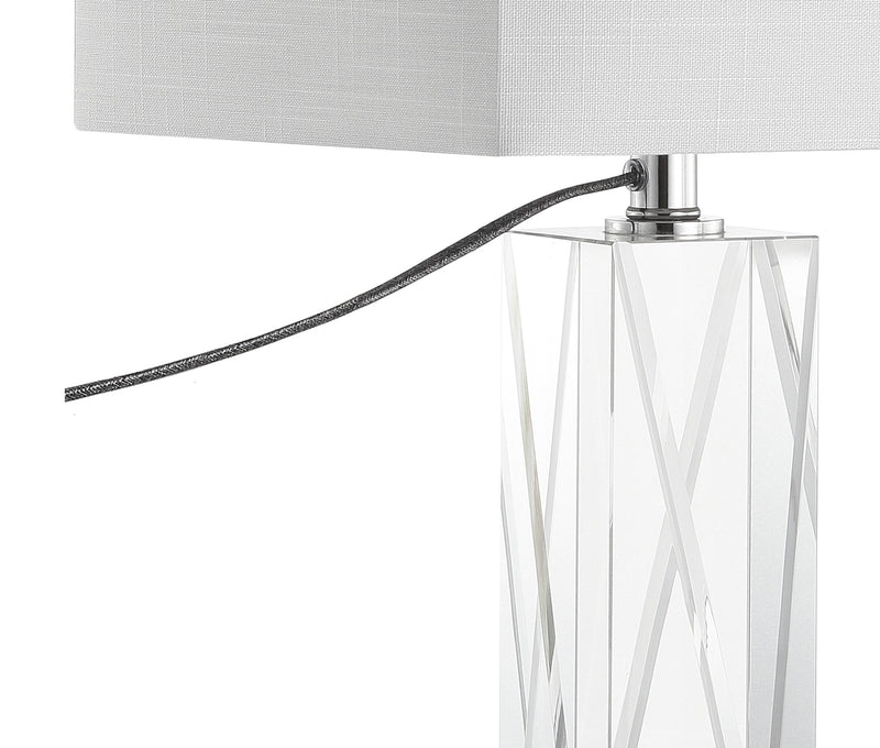 Crystal Clear 26.5" Table Lamp