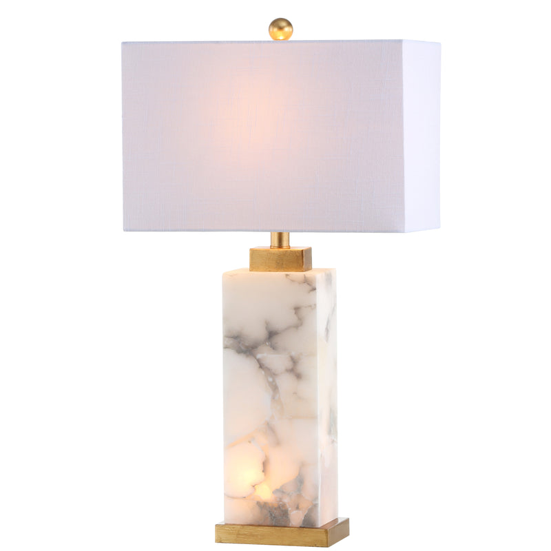 Alabaster LIT LED Table Lamp